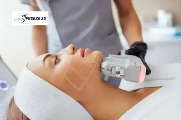 image of HIFU Hampshire treatment in progress.